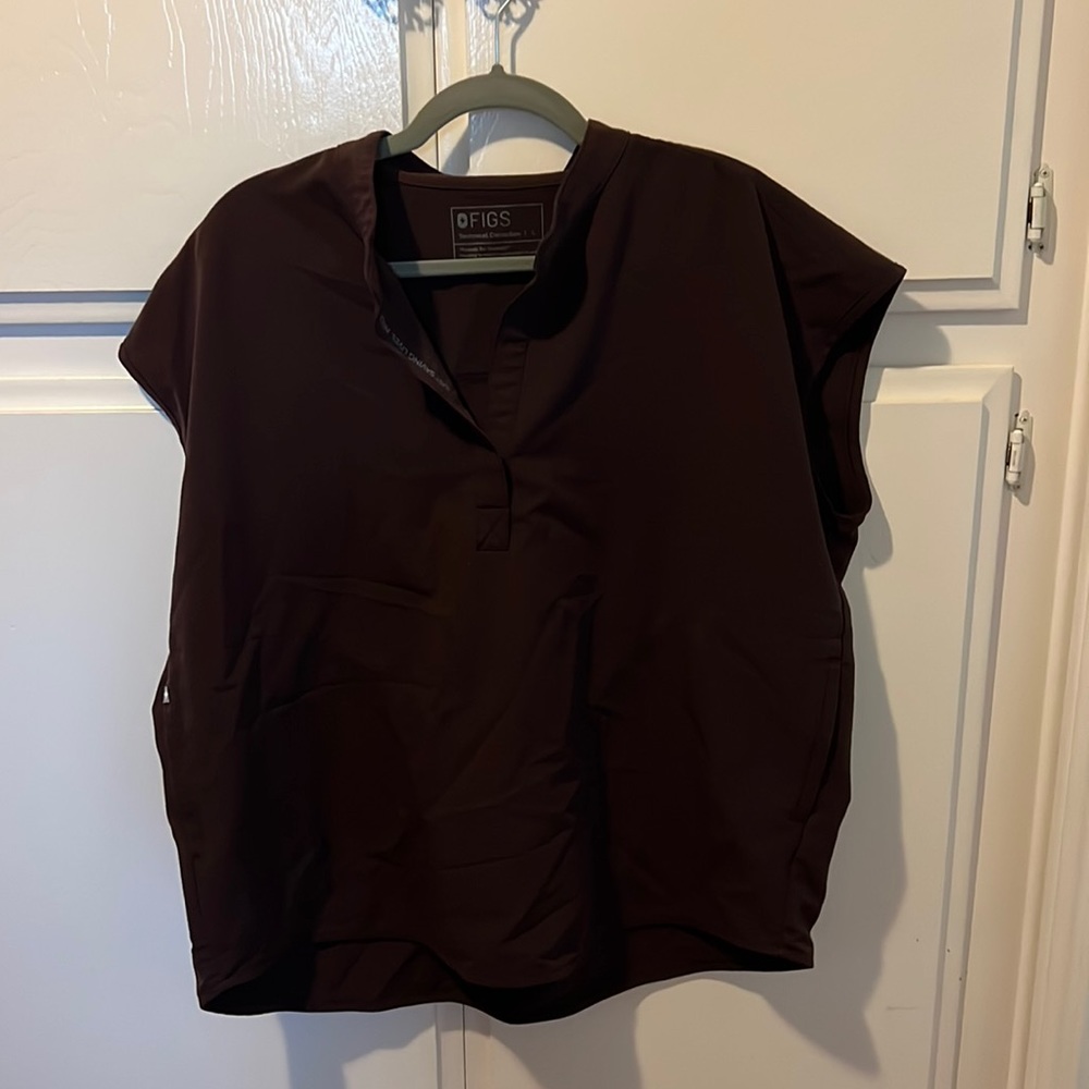 Figs Women's Top in Dark Brown
